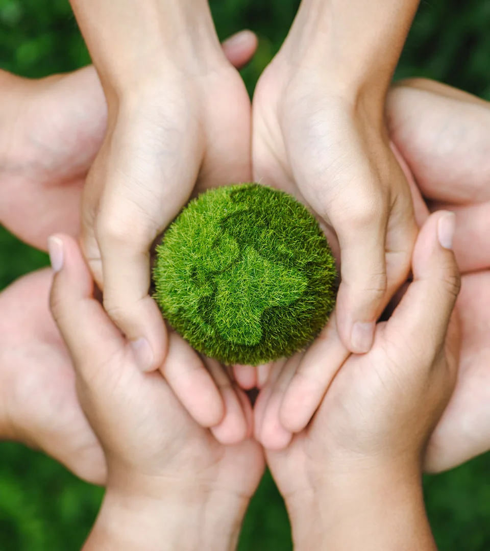 WE CARE ABOUT OUR PLANET AND ITS PEOPLE